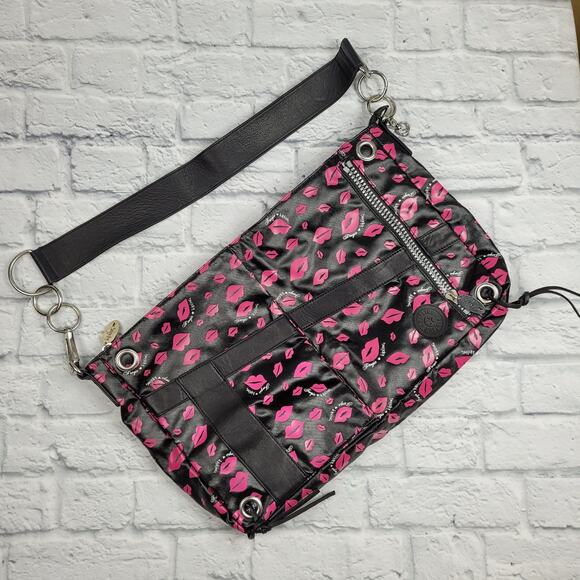 Fergie Kipling Vicious Lips Collection Messenger Bag Convertible Straps - Picture 3 of 8